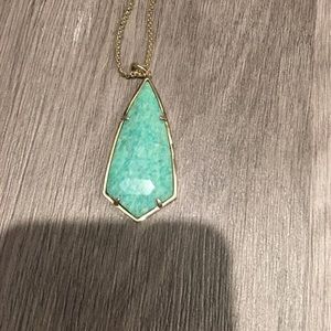 Kendr Scott Long Mint/Blue/Turquoise Necklace